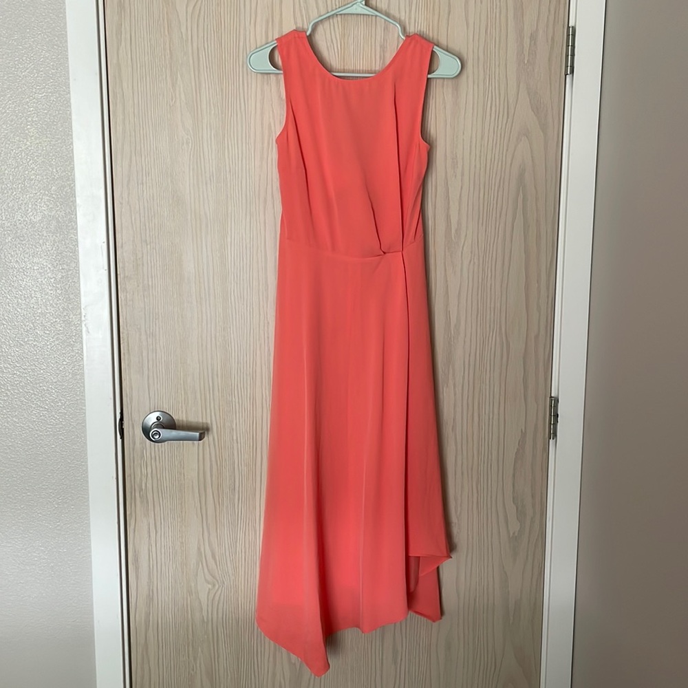 ASOS midi coral dress